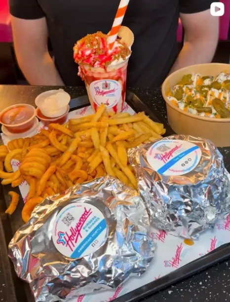 Hollywood Burgers & Shakes instagram